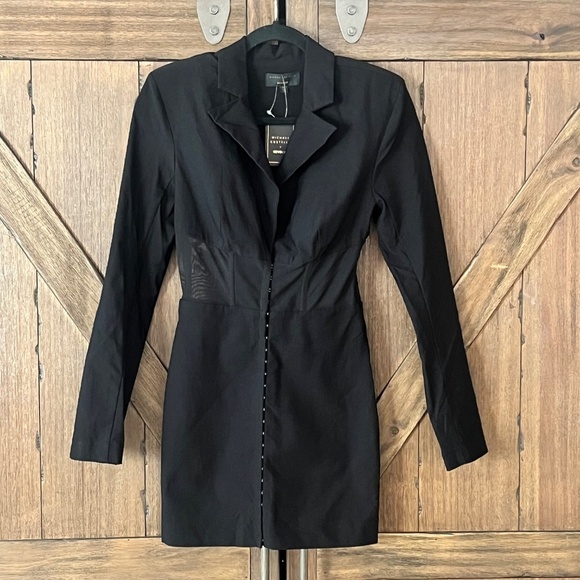 Michael Costello x REVOLVE Chase Jacket Dress in Black Size XS NWT - Picture 4 of 9